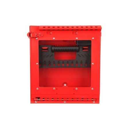 Master Lock MasterLock Wall Mount Group Lock Box With Window, Red, S3502 S3502